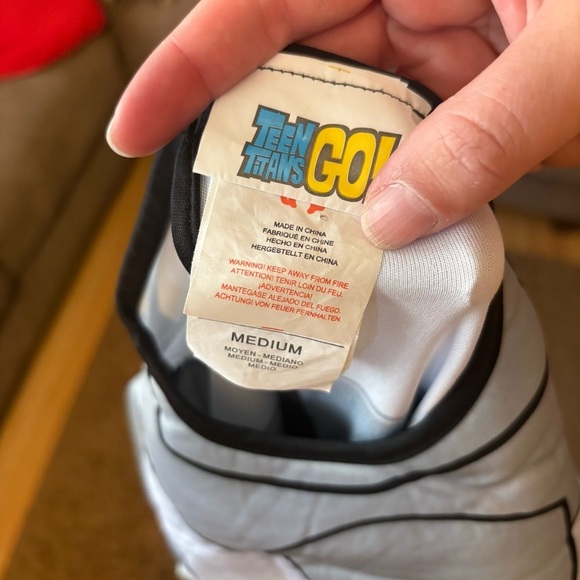 Rubies Teen Titan Go Cyborg Halloween Costume Medium Jumpsuit Gray - Picture 7 of 7